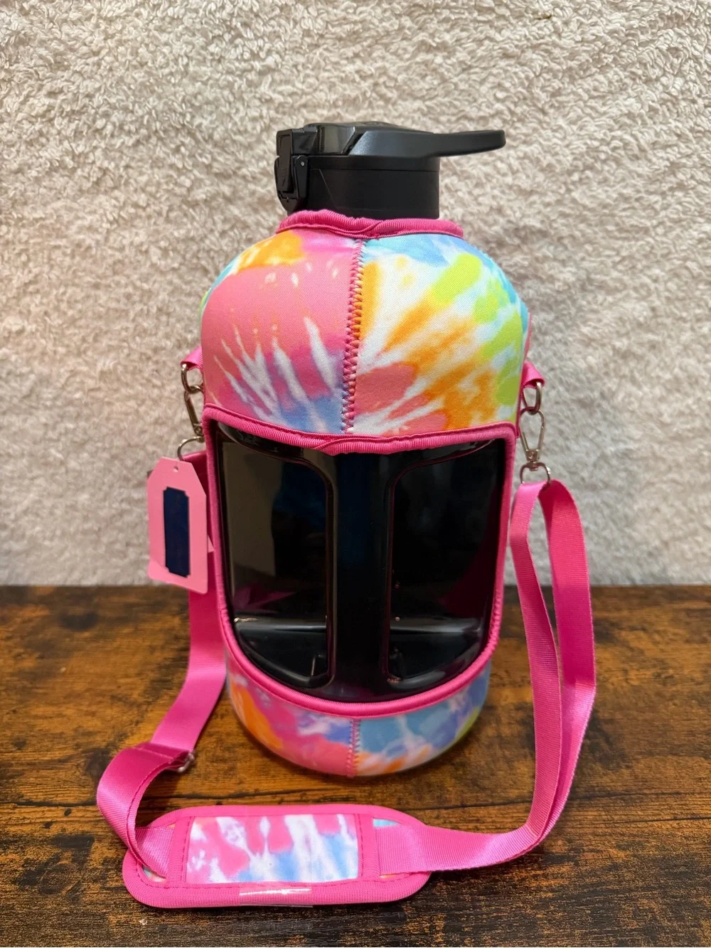 Simply Southern Large Water Bottle Tie Dye Sleeve Strap 1 Gal Jug Drinking NEW